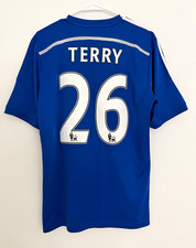 adidas Chelsea FC John Terry #26 Soccer Jersey Blue/White Medium picture