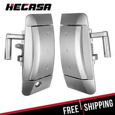 For 2003-2009 Nissan 350Z Left+Right Outside Exterior Door Handle Painted Silver picture