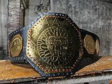AAA Mexico World Heavyweight Wrestling Championship Title Belt 2mm Replica Adult picture