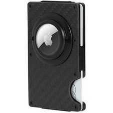 ROSSM Airtag Wallet -Slim Wallet with Airtag Holder - 3k Carbon Fiber Minimalist picture