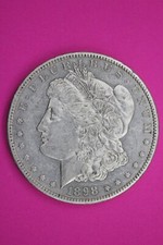 1898 S Morgan Lady Liberty Silver Dollar Higher Grade Semi Key Date Coin 84 picture