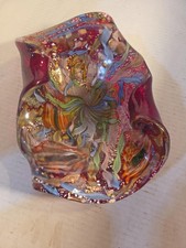 Mid-century Murano AVeM Bizantino bowl gold leaf tutti fruiti 10