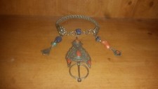 ANTIQUE FIBULA NORTH AFRICAN ISLAMIC JEWERY ART VERY OLD picture
