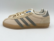 Adidas Men's Gazelle Indoor Pro Beige Tan Yellow Charcoal |JS0667| picture