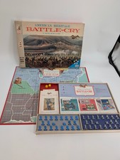 Vintage 1961 Milton Bradley BATTLE-CRY American Heritage Civil War Board Game picture