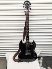 Epiphone Special SG Electric Guitar Black w/ Shoulder Strap  picture