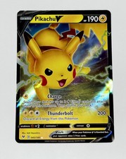 Pikachu V 043/185 Sword & Shield Vivid Voltage Moderately Played picture