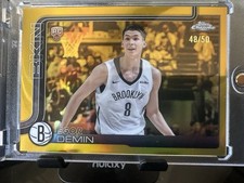 2025-26 Topps Chrome - Egor Demin #258 Gold Refractor /50 (RC) TRUE GOLD picture