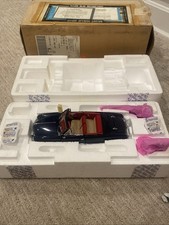 FRANKLIN MINT - 1949 FORD CUSTOM CONVERTIBLE - NEW IN BOX/NEVER DISPLAYED picture