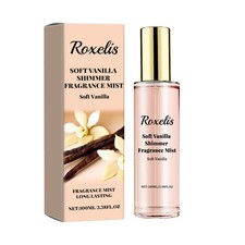 Roxelis Vanilla Shimmer Fragrance Mist for Women - Fresh Natural Date Night Spra picture