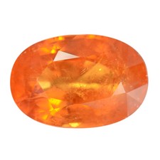 4.63 Ct. Natural Vivid Orange Mandarin Garnet Gem WITH GLC CERTIFY picture