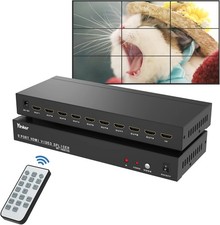 Yinker 3x3 HDMI Video Splicer 1080P@60Hz 1 in 9 out Wall Controller Multi Screen picture
