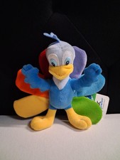 NBC Experience Peacock Mascot Vintage Plush Rockefeller Plaza 7” w/Tags picture