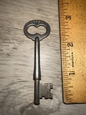 Antique Corbin Solid Barrel Skeleton Key #DT22 Original picture