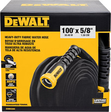 DEWALT 100 Ft X 5/8 in Professional Grade Fabric Garden Hose - DXMH3304 picture