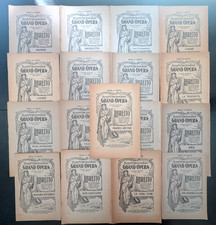17 Vintage Metropolitan Opera Grand Opera Librettos Fred Rullman Collection picture
