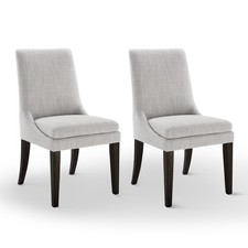 CHITA Modern High Back Dining Chairs, Double Cushion,Performance Fabric Set of 2 picture