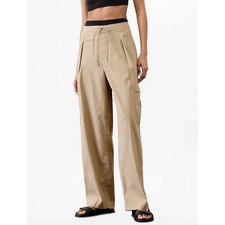 Athleta Paradise Straight Leg Cargo Pant-Tan/Beige-Size M-NWT picture