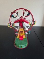 Vintage JW German Tin Wind-Up Ferris Wheel Altes Nürnberger Blechspielzeug Works picture