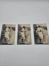 Rotophot RPPC Lot 3 Antique Postcards Edwardian Lady Fishing Bloomers Set S277 picture