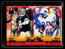 1999 Pacific Omega #3 Troy Aikman / Barry Sanders Draft Class picture