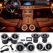 8PCS AC Air Vent 64 Colors LED Ambient Light For Mercedes Benz C238 2016-2023 picture