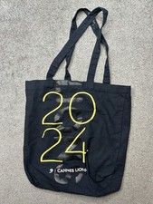 2024 Cannes Film Festival Canvas Tote Bag Marché Du Film Cheil Lions Fest Rare picture
