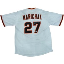 Juan Marichal Autographed San Francisco (White #27) Custom Jersey - JSA picture