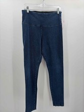 Pre-Owned Lysse Blue Size Large Denim Pull On Pants picture