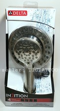 🔥 DELTA In2ition 2-in-1 SHOWER HEAD Brushed Nickel 4 Spray Settings 75955SN NEW picture