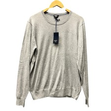 Faherty Reserve Movement Crewneck Sweater Mens L Mineral Gray Pullover NEW picture