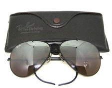 Ray-Ban USA Vintage 80s B&L Aviator Driver TGM Outdoorsman II Sunglasses & Case picture