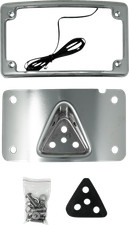 KODLIN USA - 3-Hole License Plate Mount Curved Chrome | KUS20353 picture