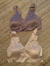 Sophie B -NEW  Sz M 2-Piece Bra Set -Wire-Free -Molded Cups  -Champagne Taupe picture