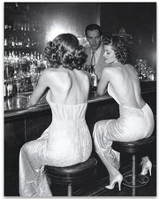Vintage Hollywood Bar Scene Poster 11x14 Unframed Retro Glamour Wall Art picture