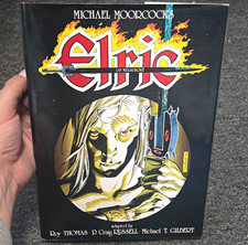 Michael Moorcock Elric of Melniboné Hardcover Signed X3 Limited #41/2000 picture