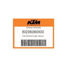 KTM Genuine Finger Follower - 61236060100 picture