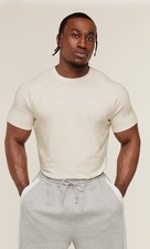 Gymshark x CBUM Essential T-Shirt Soft White Size S (NWT) picture