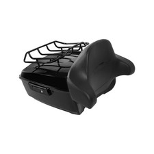 XMT-MOTO Vivid Black King Tour Trunk Fit for Harley Touring 2014-2025 picture