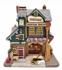Lemax 2013 Menards Repair Shop Lighted Christmas Village Building picture