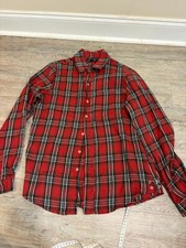 Amiri red, black/white plaid cotton shirt picture