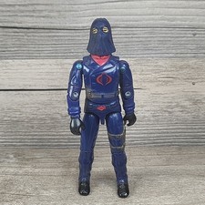 Vintage 1984 Hasbro GI Joe ARAH - HOODED COBRA COMMANDER (v2) Action Figu Loose picture