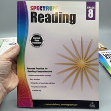 Spectrum Reading Workbook, Grade 8 - Paperback By Spectrum - GOOD picture