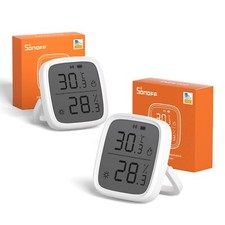 2 Pack SONOFF SNZB-02D Wireless Zigbee 3.0 LCD Smart Temperature Humidity Sensor picture