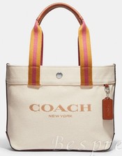 NWT Coach Small Canvas Tote NATURAL, CK168, MSRP $328.00 picture
