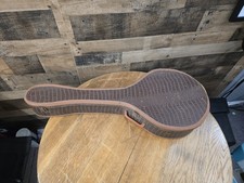 Vintage 1950s Gibson Banjo Case W/ Logo Emblem Brown Alligator Case picture