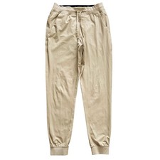 Bird Dogs Mens Large Tan Joggers Performance Stretch Casual Sports Pants picture