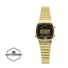 Casio Ladies Standard Digital Gold Tone Stainless Steel Band Watch LA670WGA-1D picture