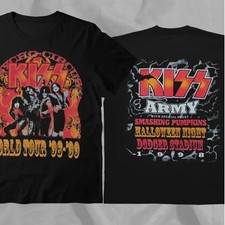 1998 KISS Alive Worldwide Tour Black Double Sided T-Shirt picture