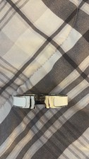 Hermès Clic H silver white enamel bracelet pre owned no box in great condition  picture